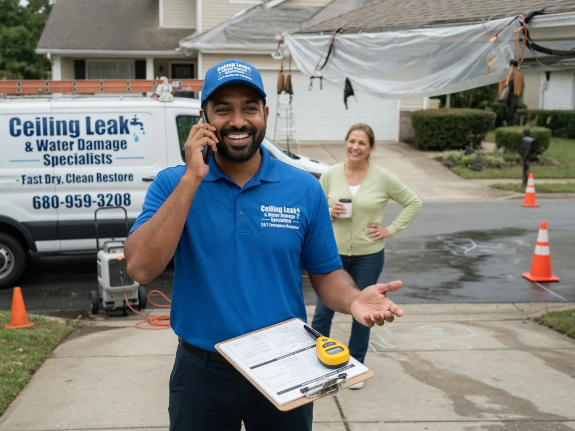Ceiling Leak Cleanup Fincastle, VA FAQs